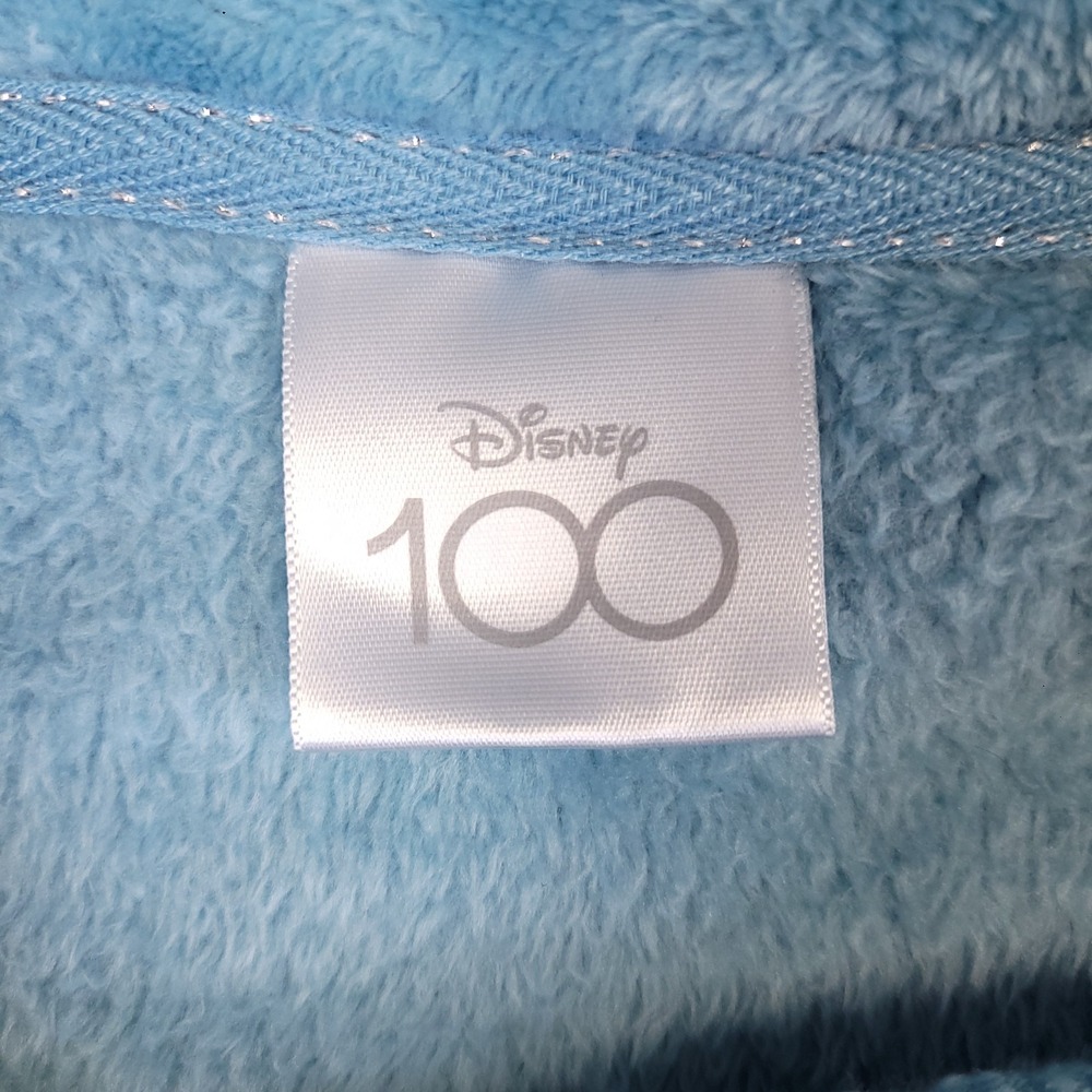 Disney 100 Stitch Plush Fleece Sleepwear Lounge Top Womens 2X Blue - Picture 5 of 8